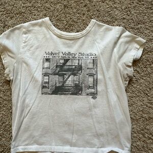 Hollister White Cotton Tee